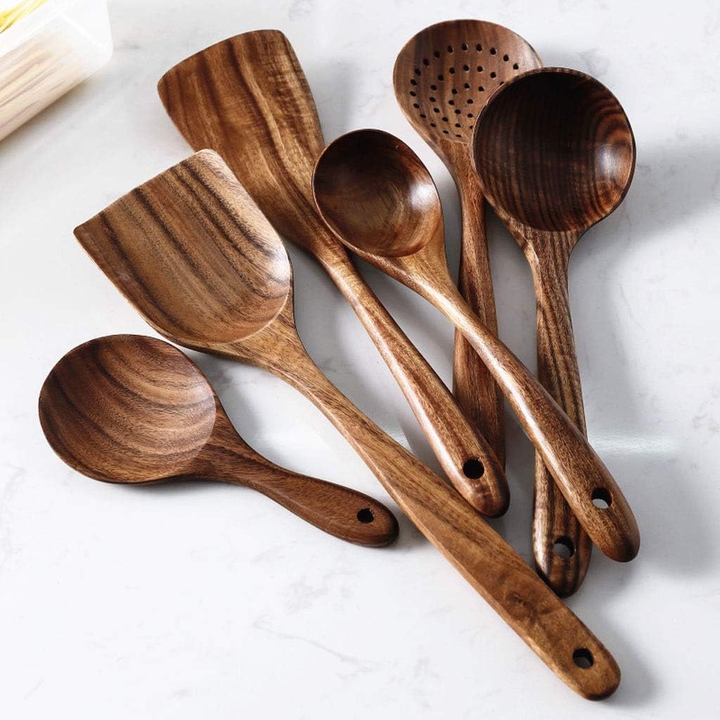 Teak Utensil Set