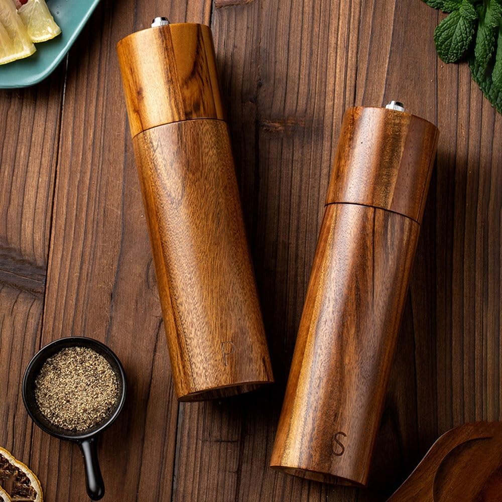 Acacia Salt & Pepper Grinders