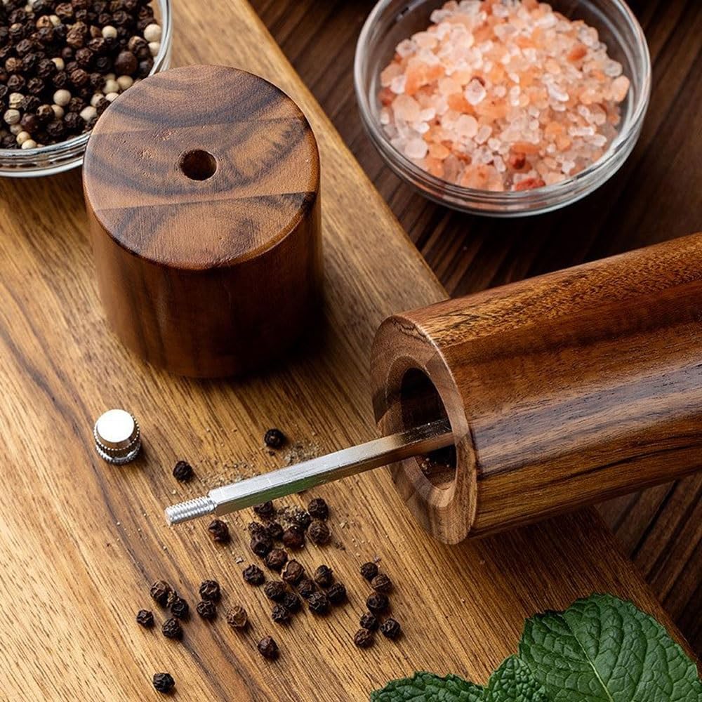 Acacia Salt & Pepper Grinders